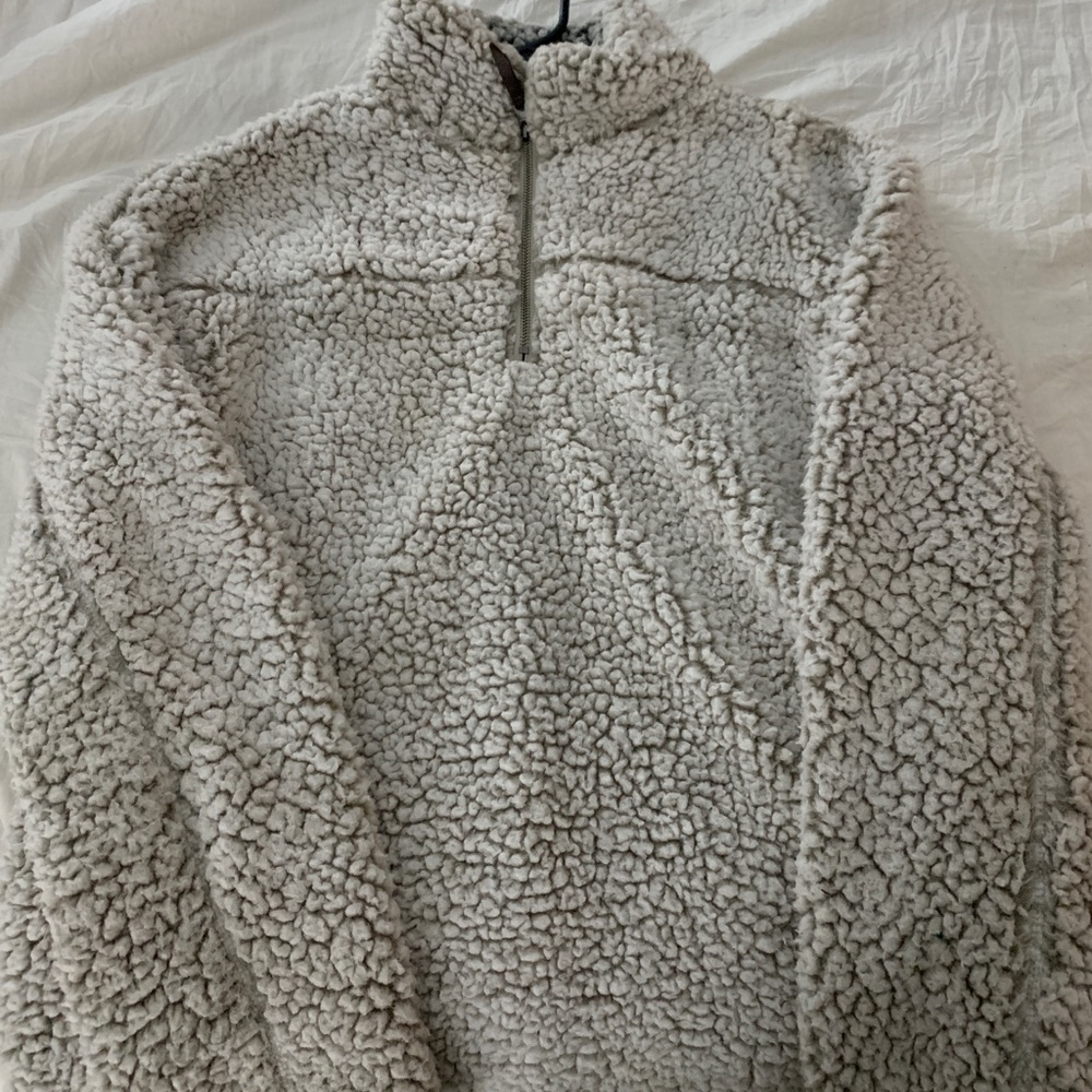 teddy pull over half zip - Picture 1 of 2